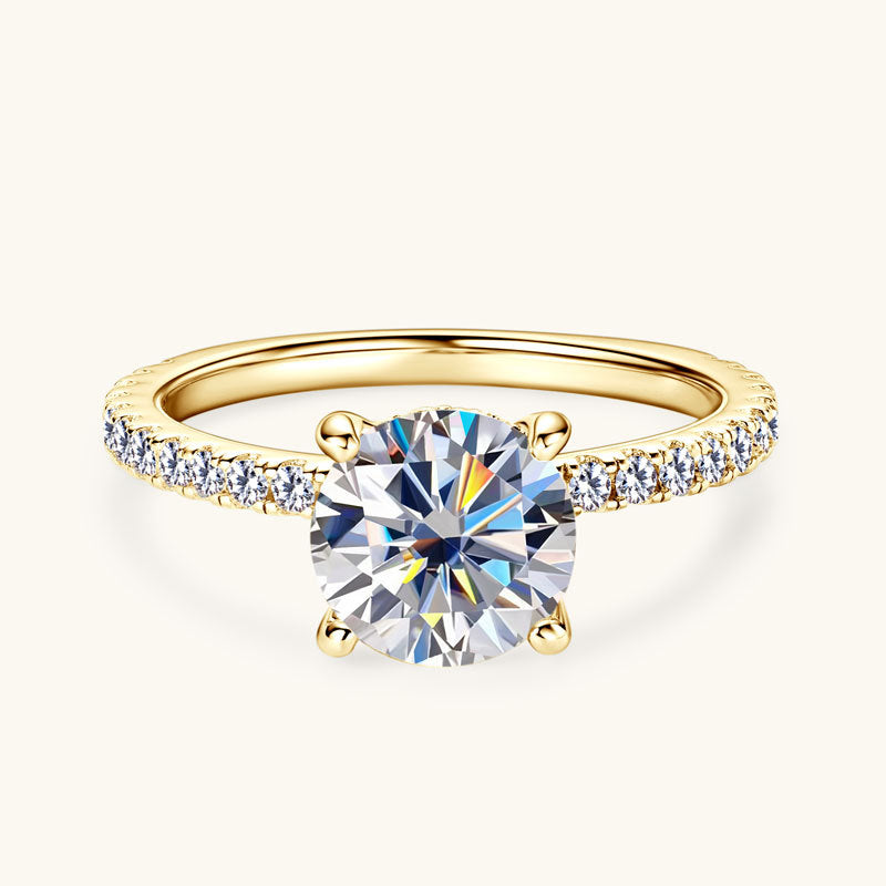 Women's Creative 2 Karat Moissanite Ring