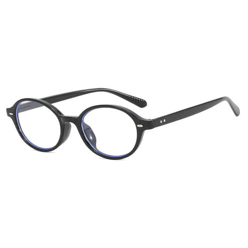 Women's Fashion Retro Literary Plain Glasses