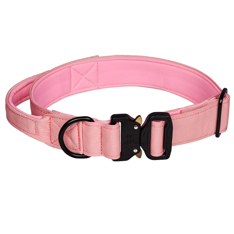 Tactical Collar Nylon Pet Release Buckle Outdoor Dog Collar