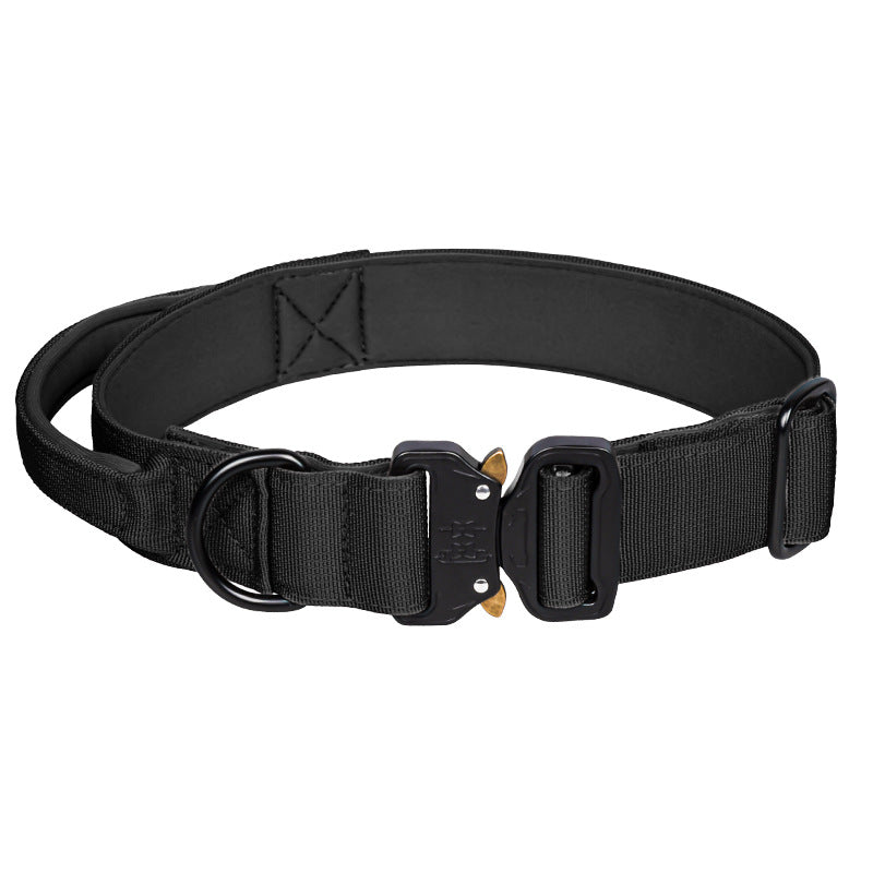 Tactical Collar Nylon Pet Release Buckle Outdoor Dog Collar