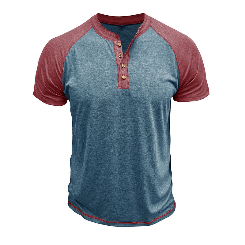Men's Short Sleeve Slim Fit Comfortable Top Shirt