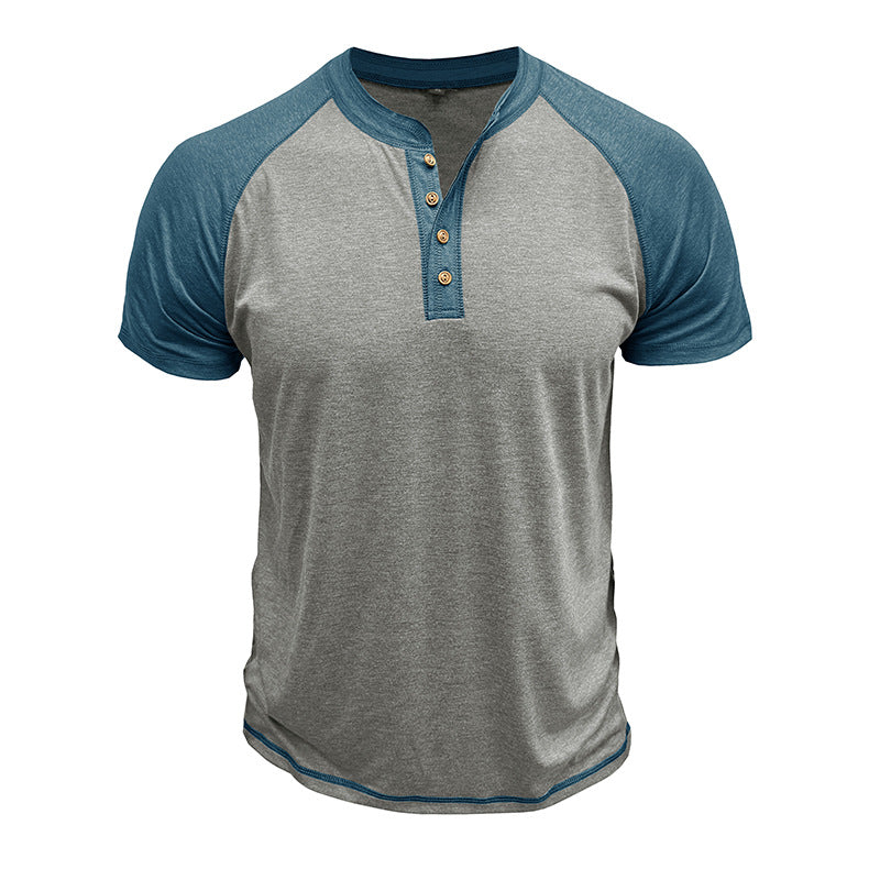 Men's Short Sleeve Slim Fit Comfortable Top Shirt