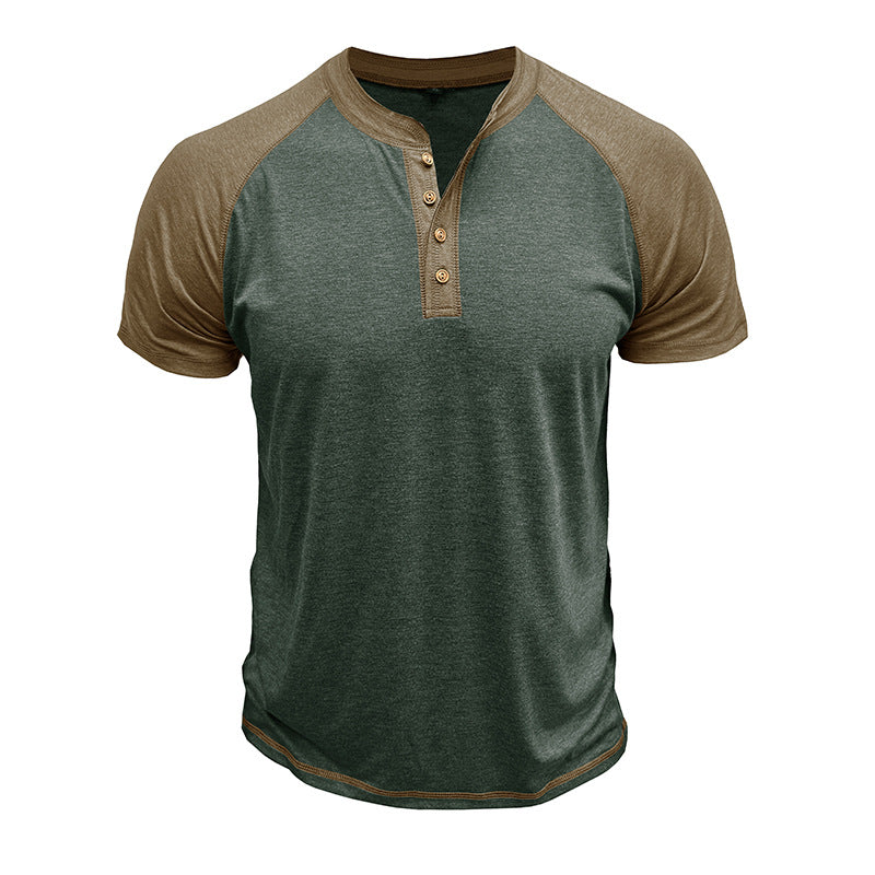 Men's Short Sleeve Slim Fit Comfortable Top Shirt