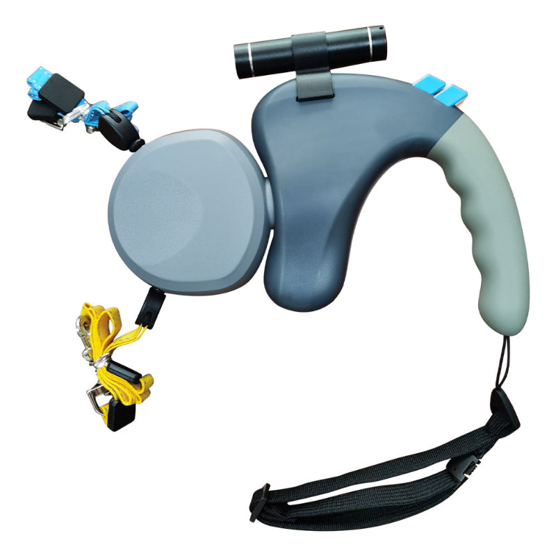 Retractable LED Light Double-Headed Dog Leash