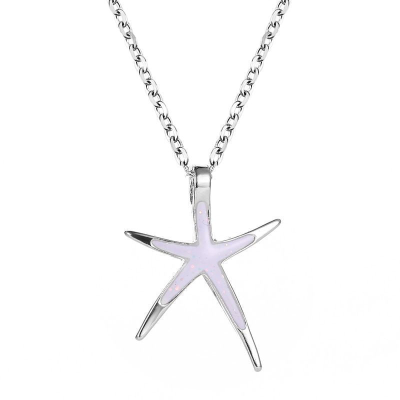 European And American Starfish Pendant Women's Necklace