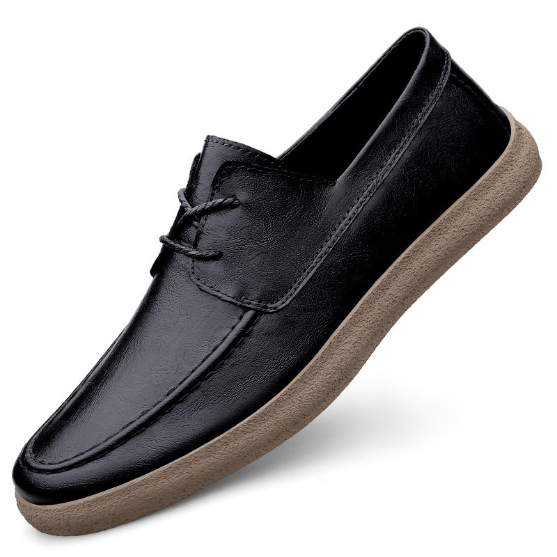Men's Breathable Loafers Casual Retro Leather Shoes