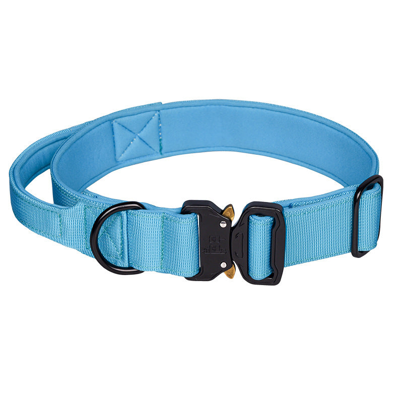 Tactical Collar Nylon Pet Release Buckle Outdoor Dog Collar