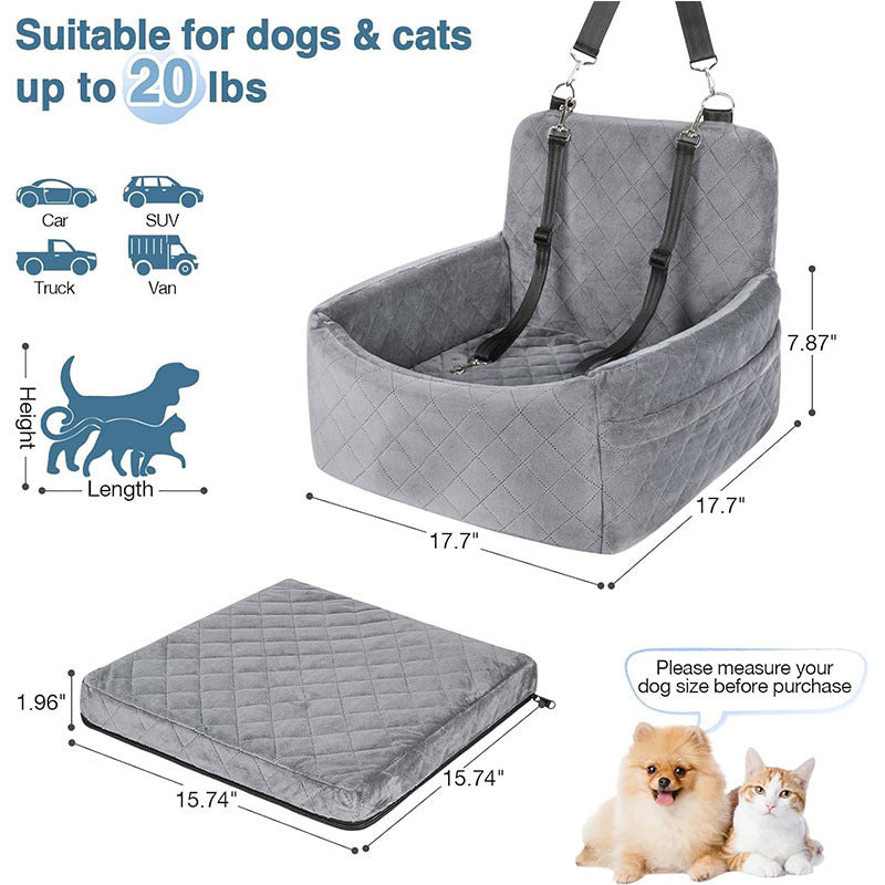 Car Mat Front And Rear Row Dog Pet Cat Safety Car Seat