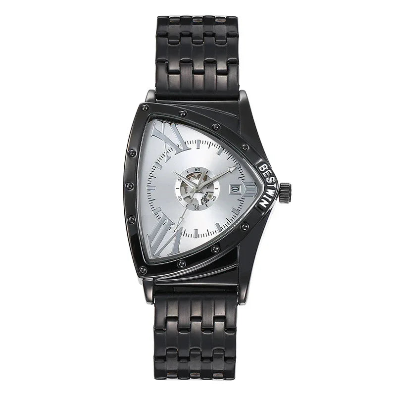 Fashionable Non-Mechanical Creative Triangular Dial Waterproof Men's Watch