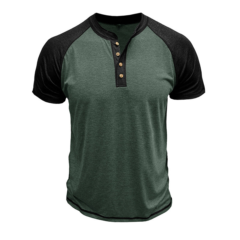 Men's Short Sleeve Slim Fit Comfortable Top Shirt