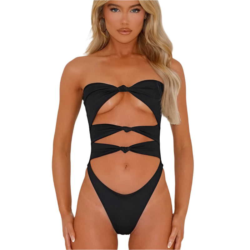 Women's Fashion Hollow Out One Piece Swimsuit