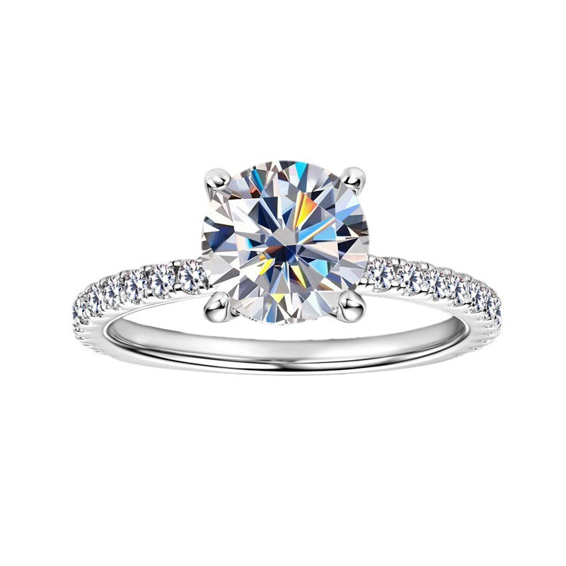 Women's Creative 2 Karat Moissanite Ring