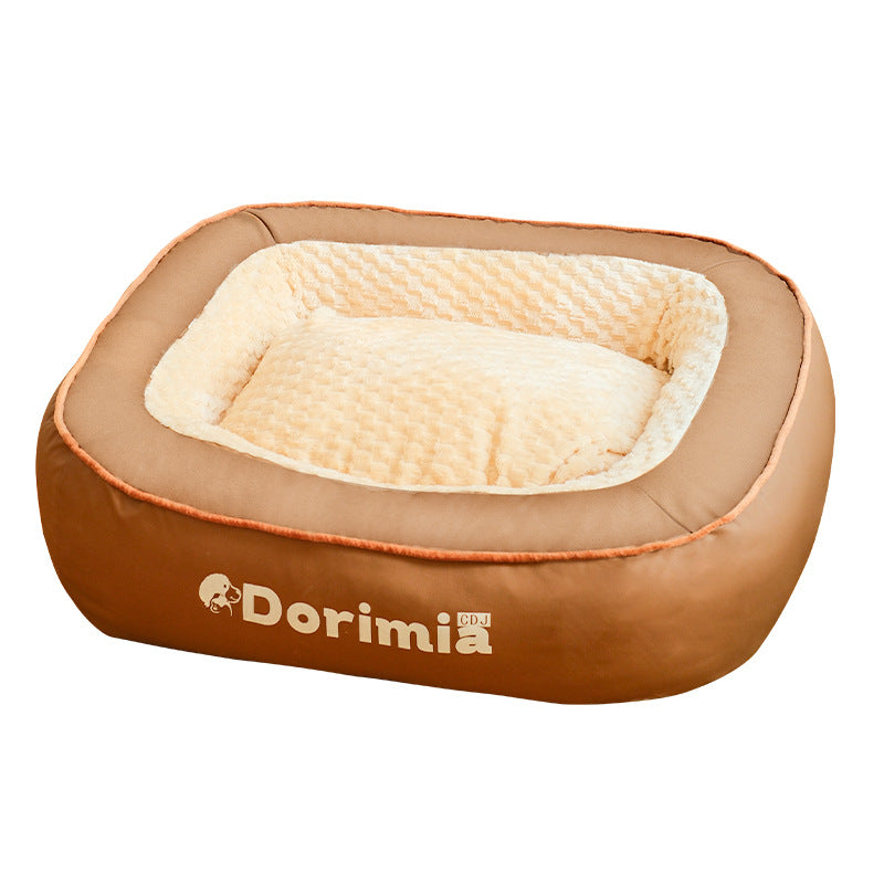 Winter Warm Kennel Pet Dog Cat Bed With Removable And Washable Bottom