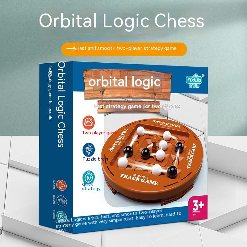 Track Logic Chess Double Battle Board Game Toy