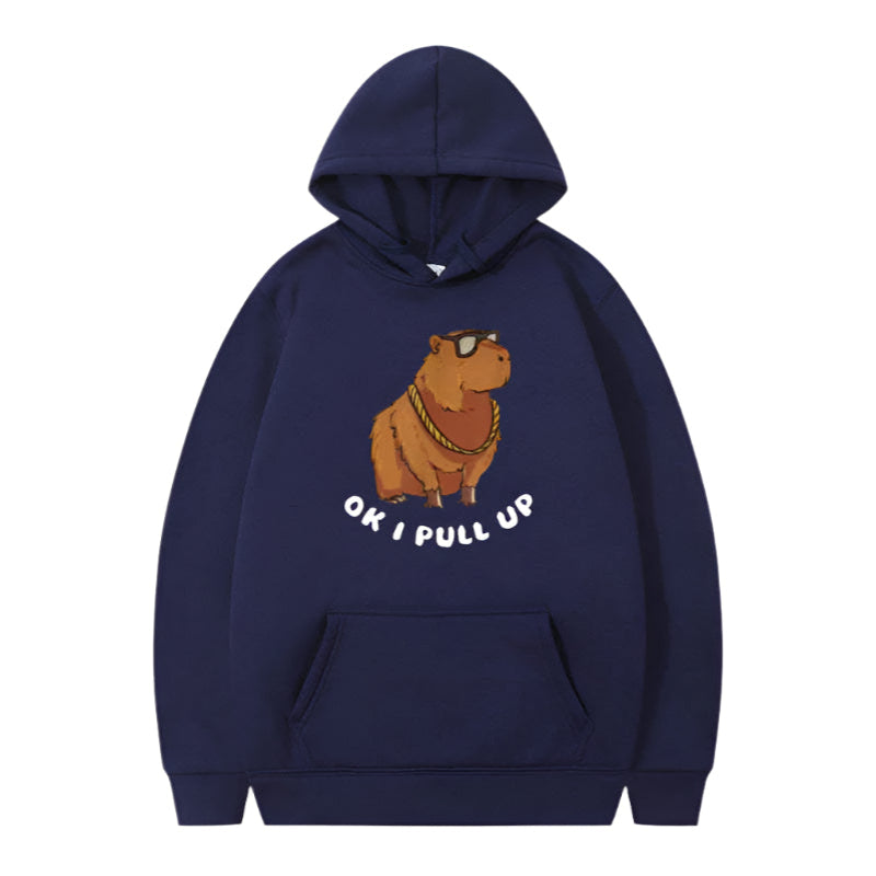 Unisex Printed Capybara Hoodies