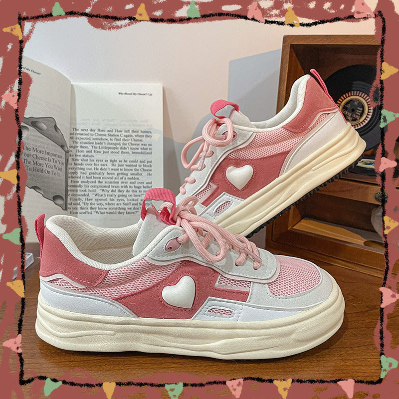 Super Sweet Full Of Love Sneakers Women's Student Skate Shoes