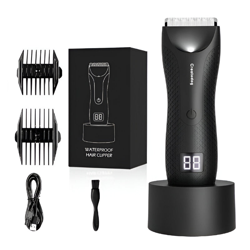 Whole Body Hair Trimmer Electric Groin Pubic Hair Waterproof Shaver