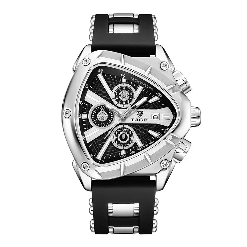 Polygon Men's Waterproof Luminous Calendar Watch