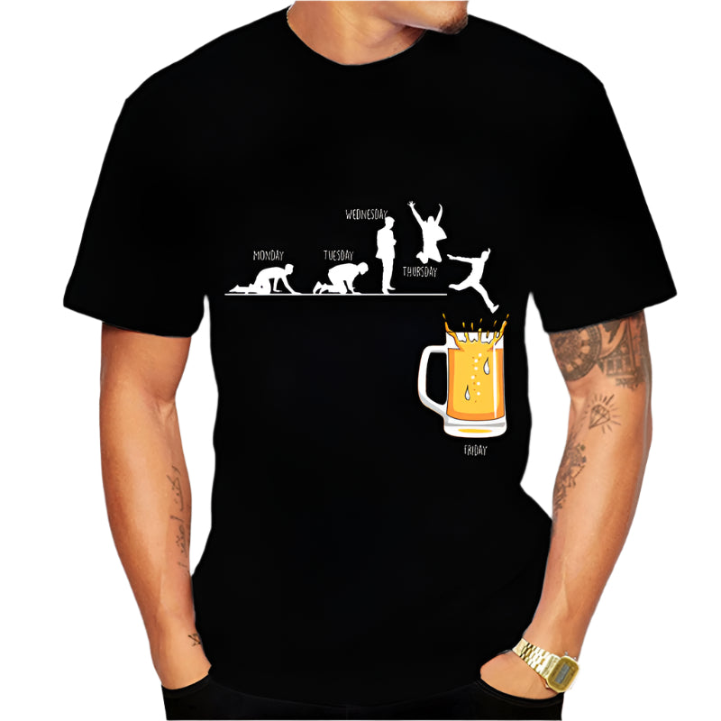 Men's Casual Friday Beer T-Shirts