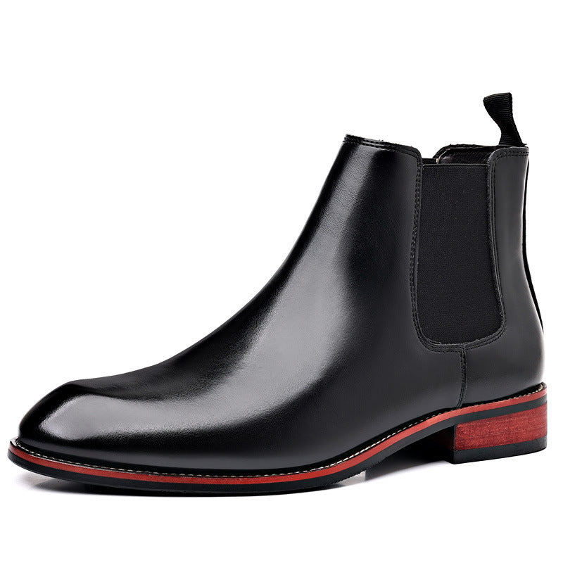 Men's Autumn Breathable Pointed Toe Chelsea Boots