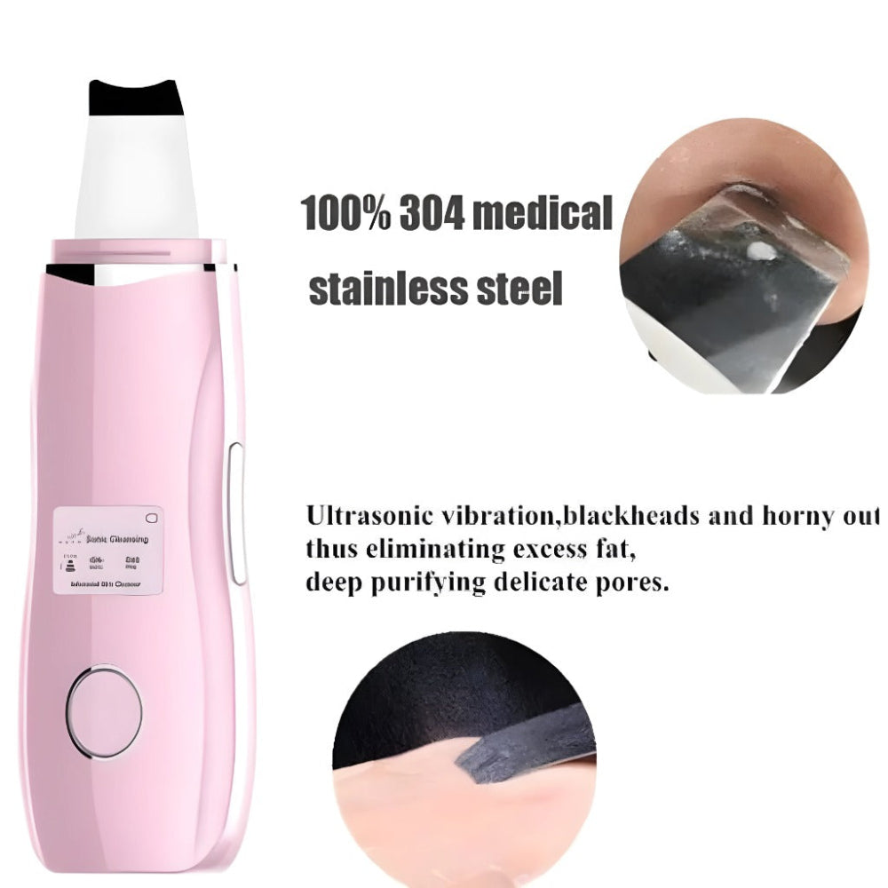 Ultrasonic Scraper Deep Cleansing Skin Scrubber For Clear Skin