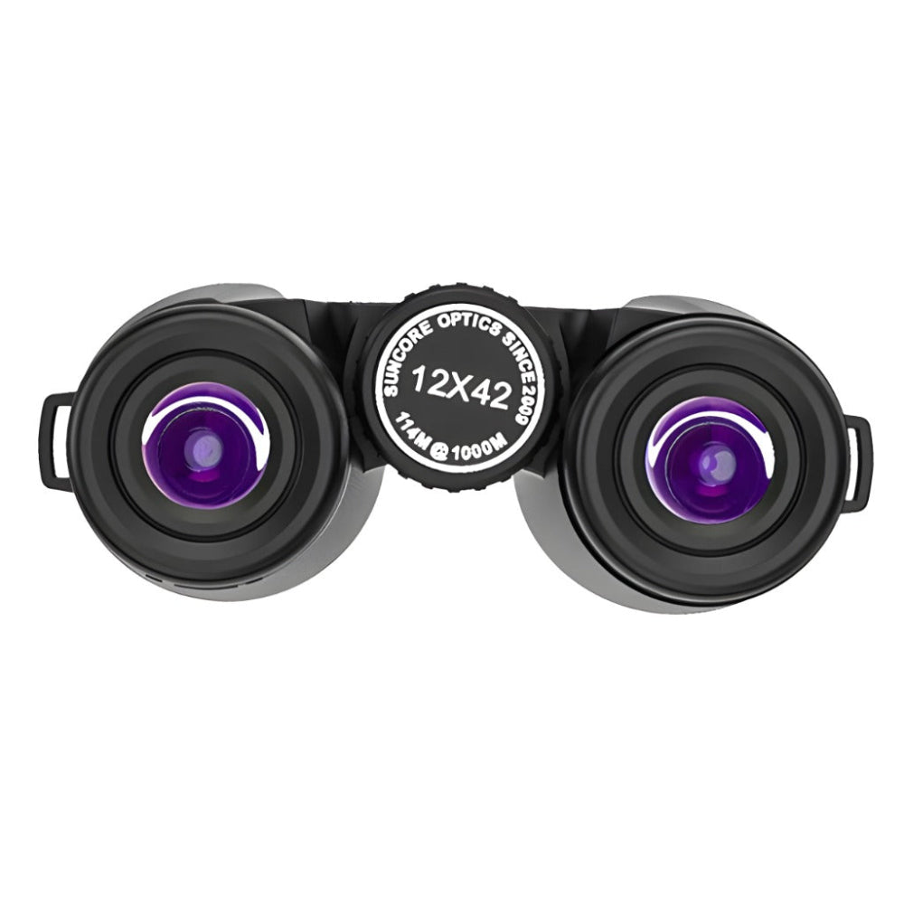 Black 12x42 Outdoor Sport Camping Hiking Binoculars