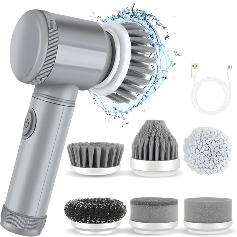 Multi Functional Kitchen Bathroom Handheld Wireless Electric Cleaning Brush