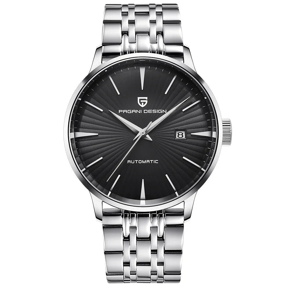 Automatic Mechanical Waterproof Men's Watch With Leather Strap - Weriion