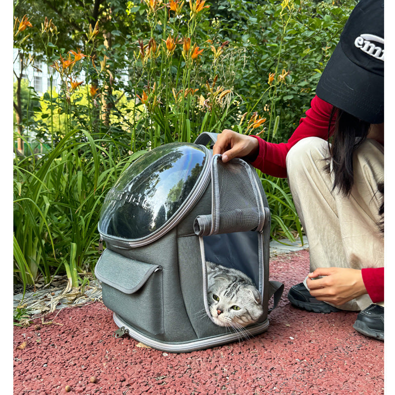 Large Capacity Pet Bag Scratch-Resistant High Load-Bearing Foldable Backpack