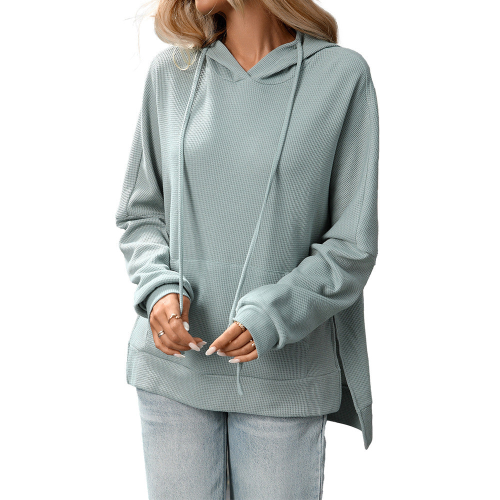 Comfortable Knit Pullover Sweater Long Sleeve Hoodie