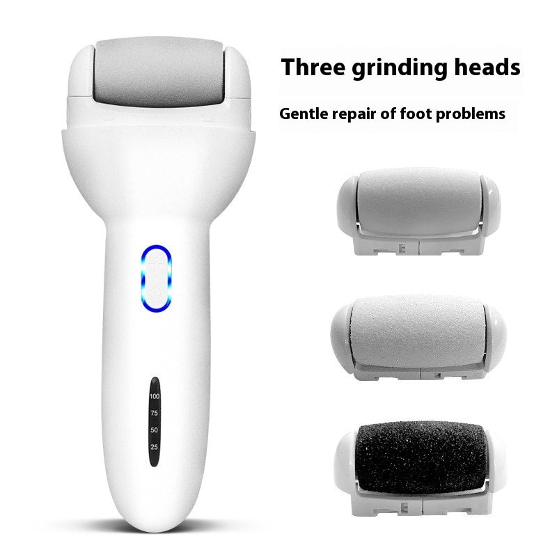 Electric Rechargeable Waterproof Light Peeling Foot Grinder Calluses Removal Machine Foot Scrubber
