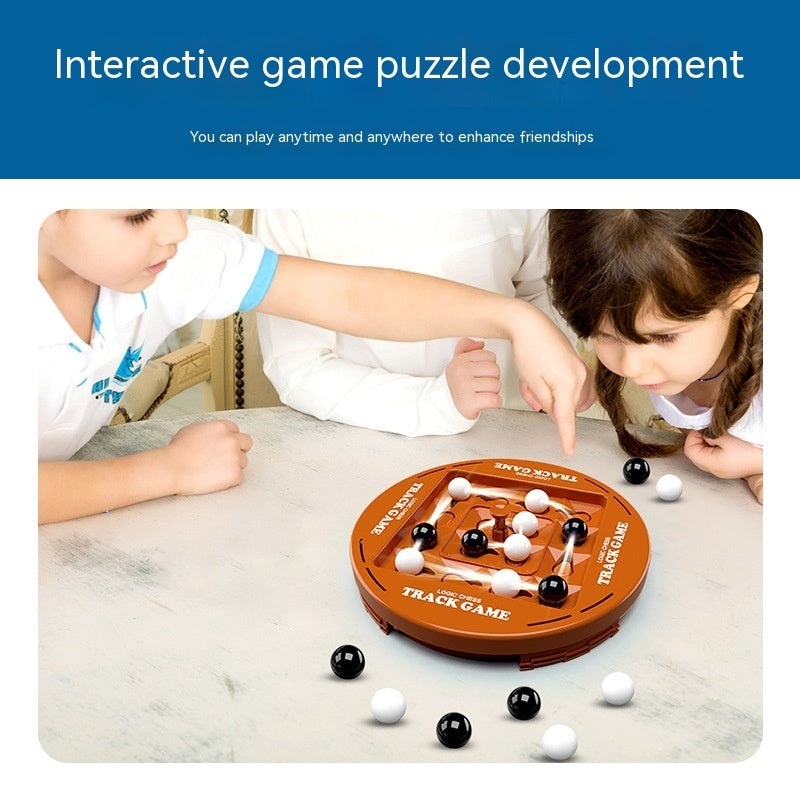 Track Logic Chess Double Battle Board Game Toy