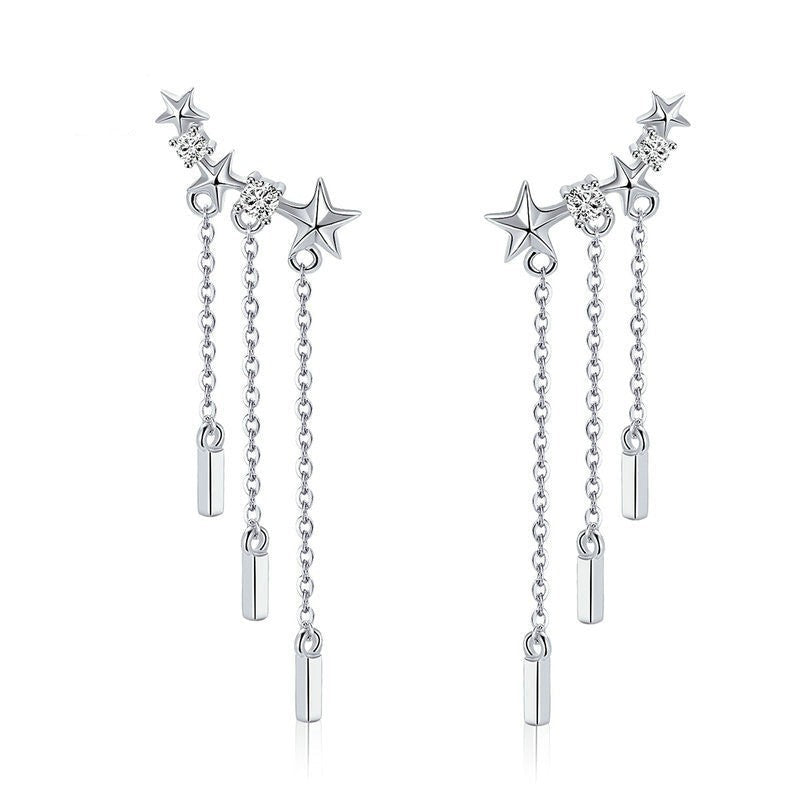 Women's 925 Sterling Silver Trendy Earrings