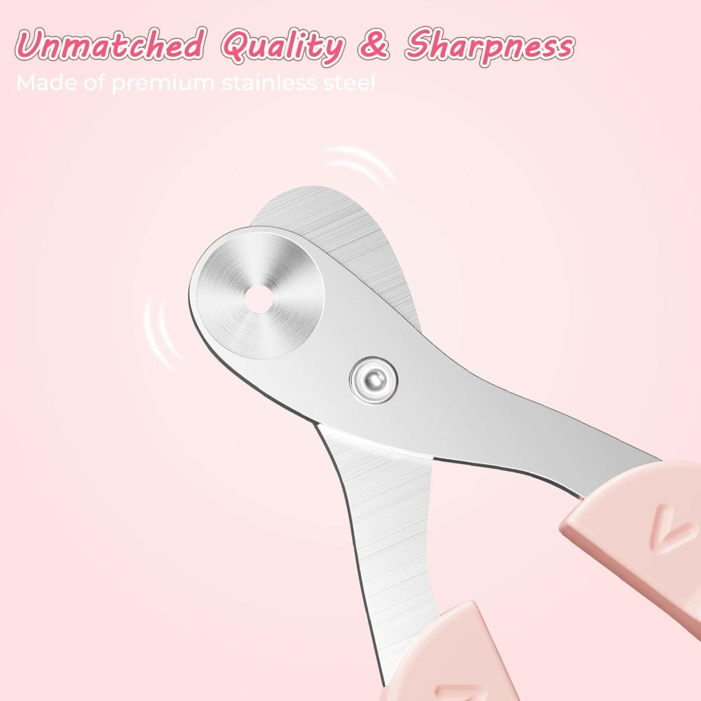 Pet Nail Claws Clipper With Non-Slip Handle For Cats Dogs Rabbits & Guinea Pigs