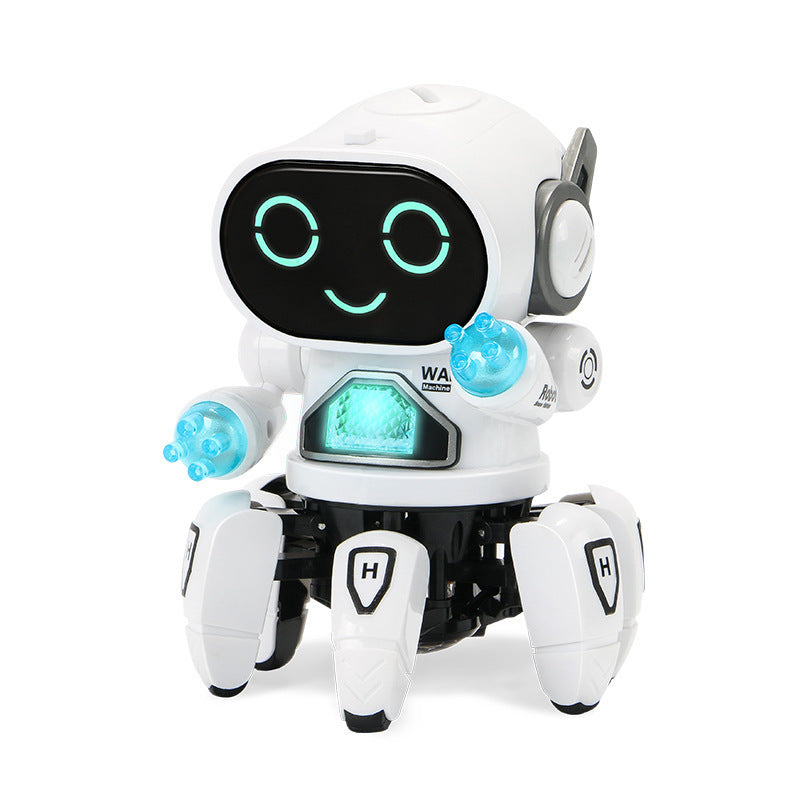 Children's Electric Musical Dancing Walking Swinging Robot Toys