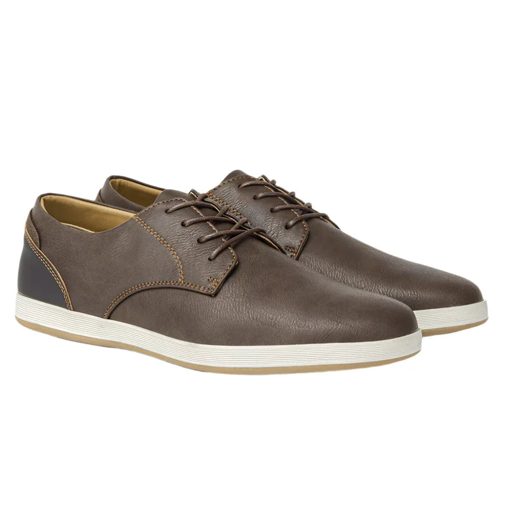 Men's Casual Comfortable Leather Board Shoes