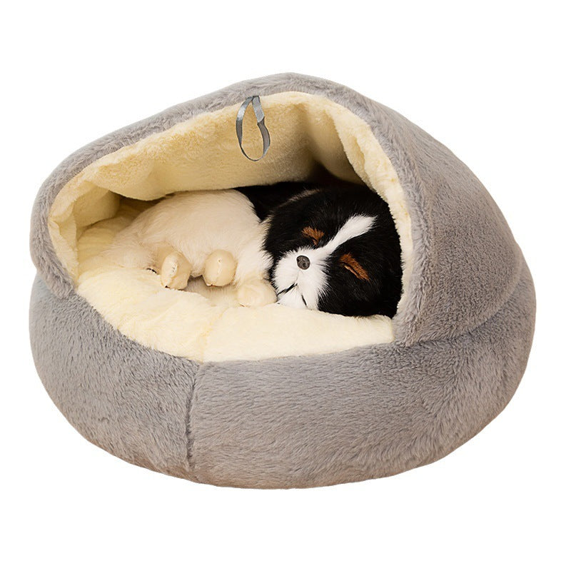 Universal Pet Kennel Bed For All Four Seasons, Sleeping Cat Nest, Semi-Closed Dog House.