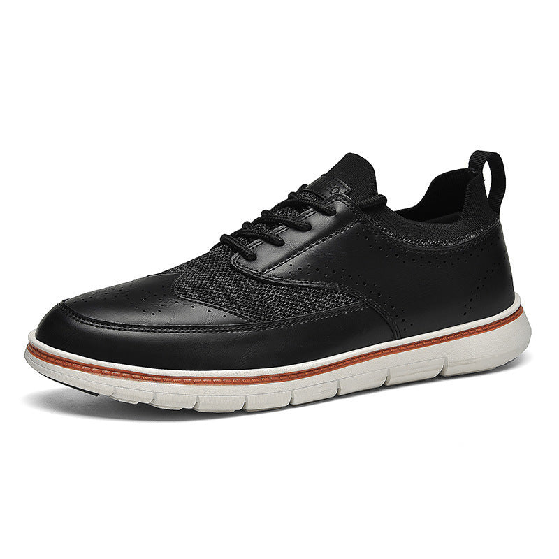 Men's British Style Casual Fashion Artificial Leather Shoes