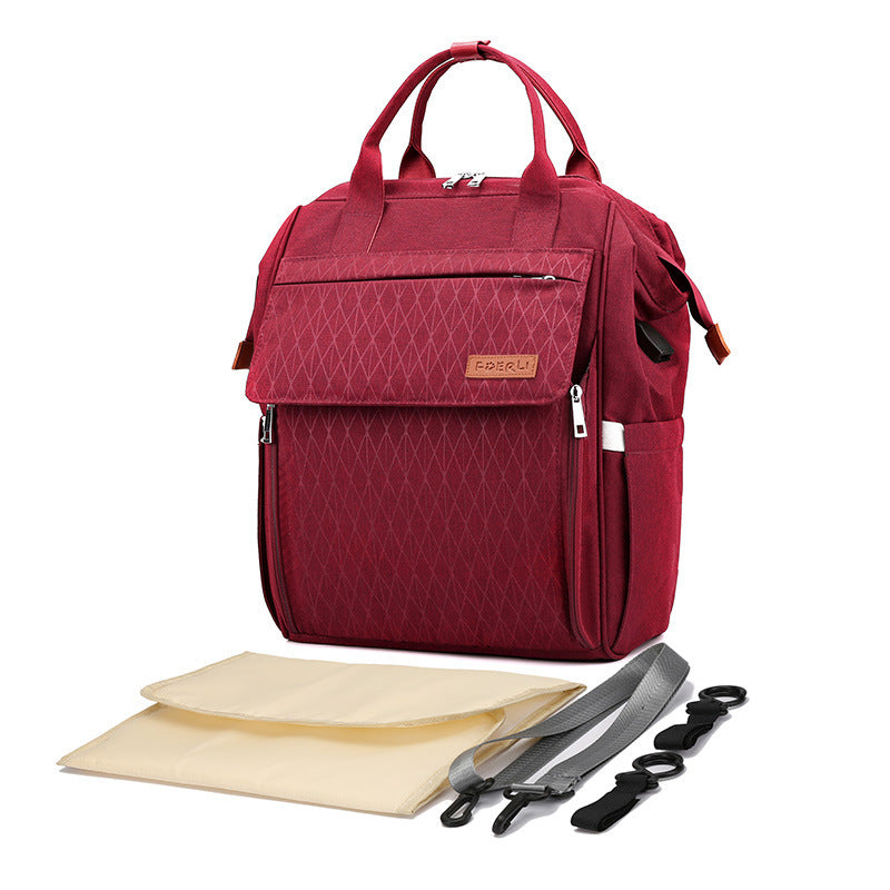Multi-Purpose Large-Capacity Mother Parent And Baby Diaper Bag