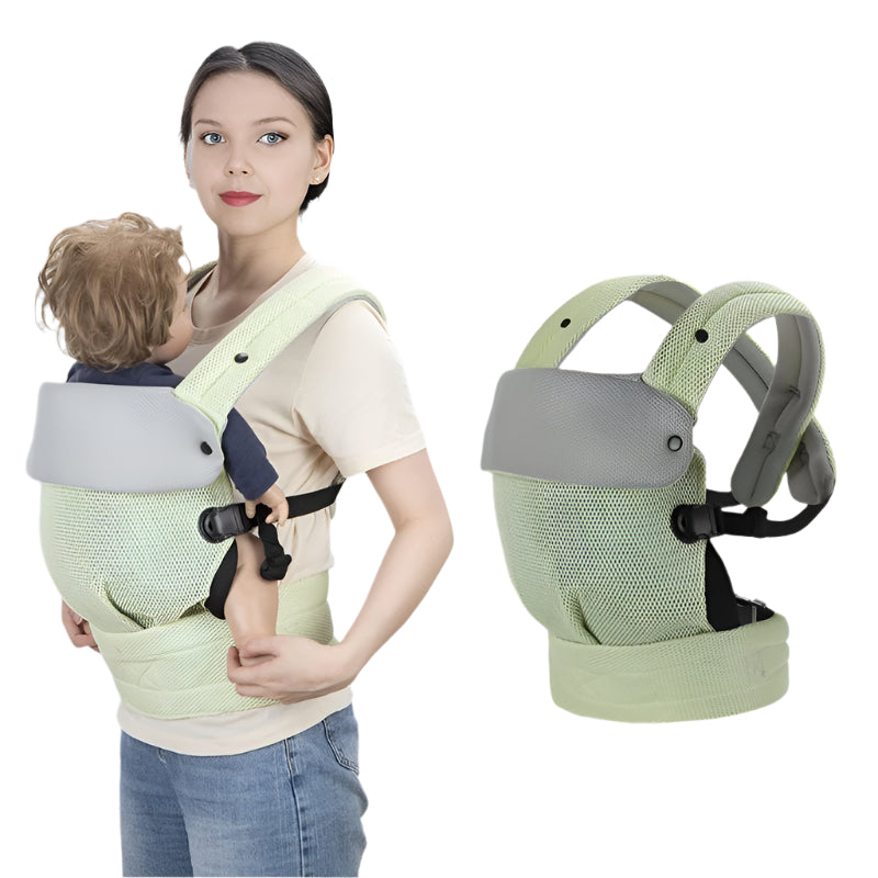 Adjustable Cotton Front And Back Baby Carrier.