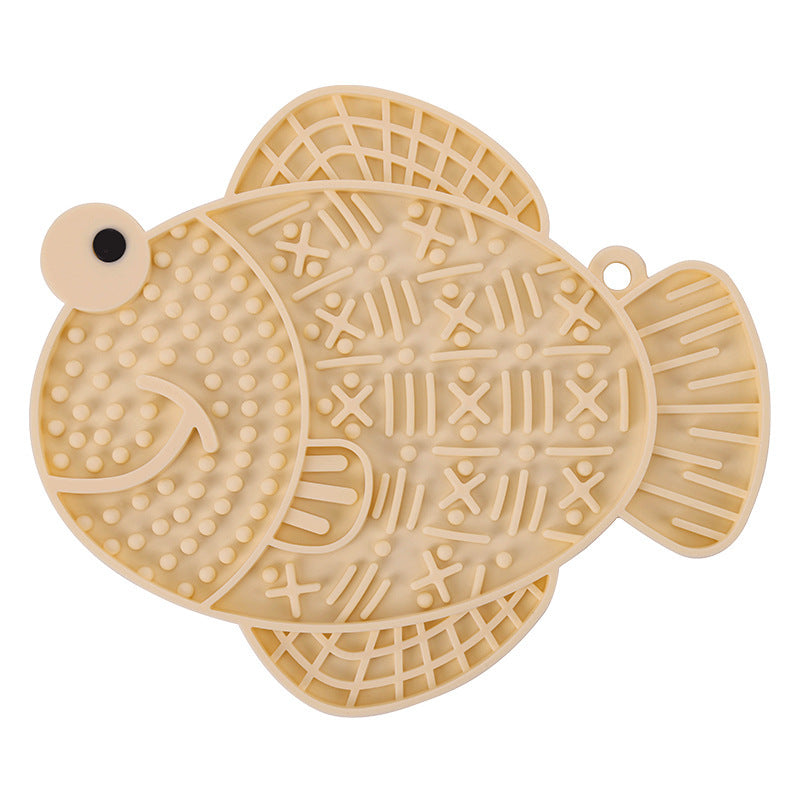 Silicone Pet Slow Food Anti-Tumble Anti-Overflow Dog Licking Feeding Pad