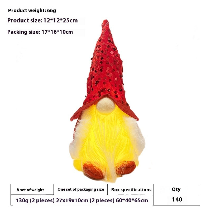 Luminous Glowing Decorative Christmas Dolls