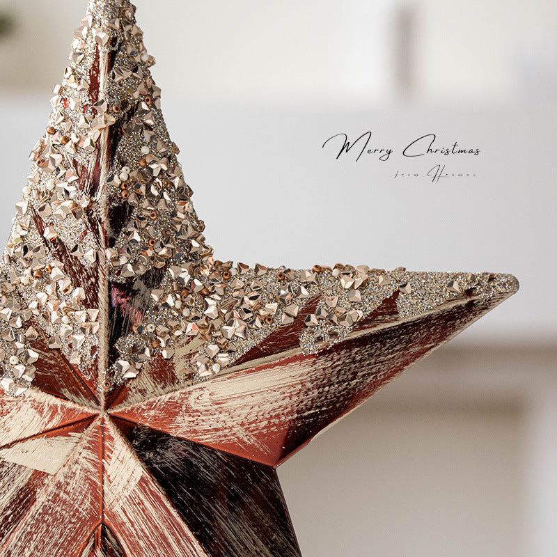 Christmas Tree Decorations Star Creative Retro
