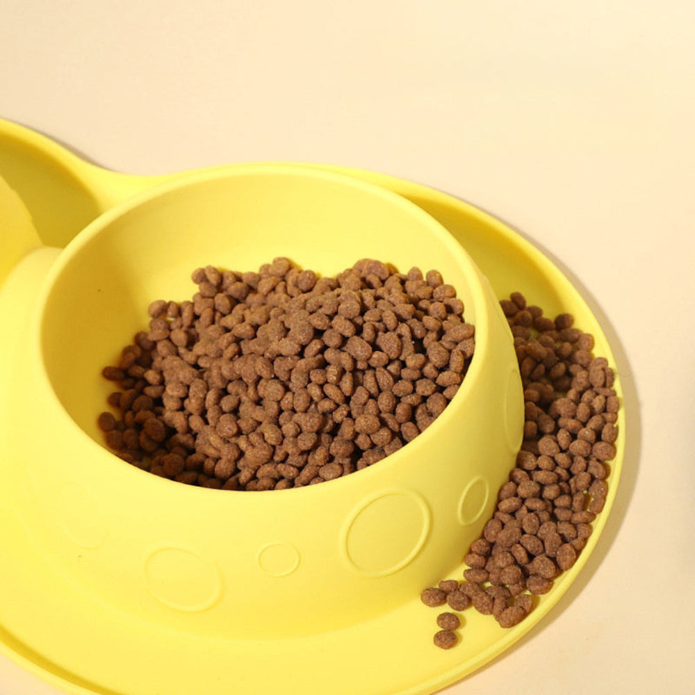 Pet Supplies Non Slip Waterproof Silicone Water Food 2 In 1 Double Mat Pad Pet Dog Cat Bowls