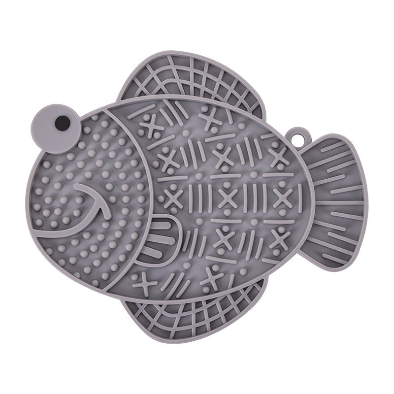 Silicone Pet Slow Food Anti-Tumble Anti-Overflow Dog Licking Feeding Pad