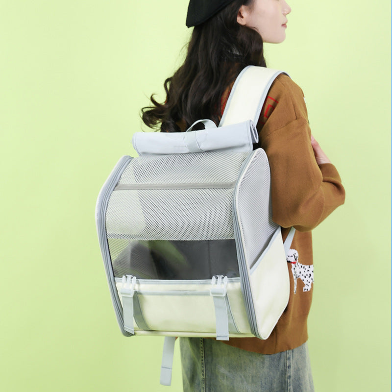 Cat Out Backpack Breathable And Portable Cat Bag Folding