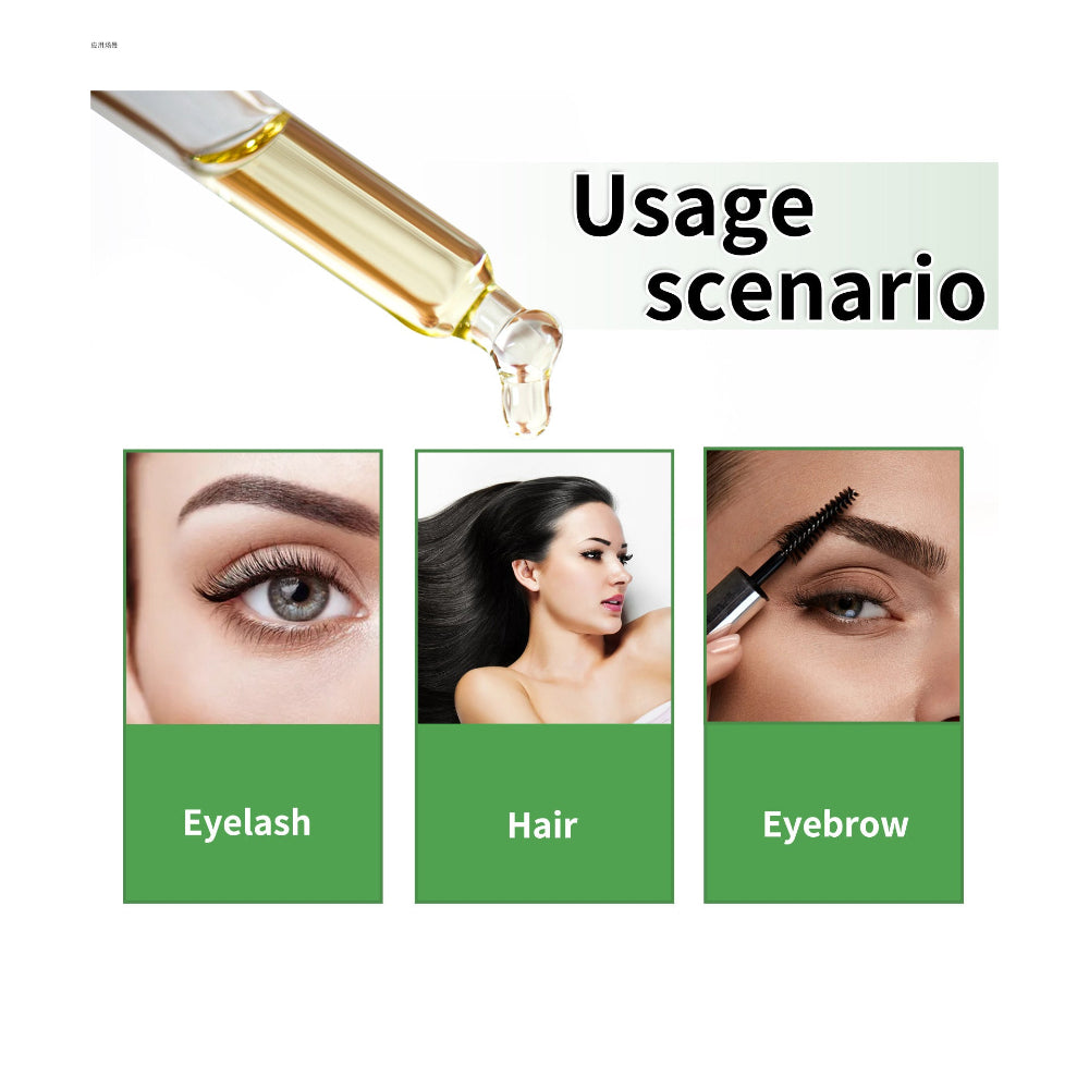 Hair Growth Oil For Long Eyebrows Eyelashes And Thick Full Hair
