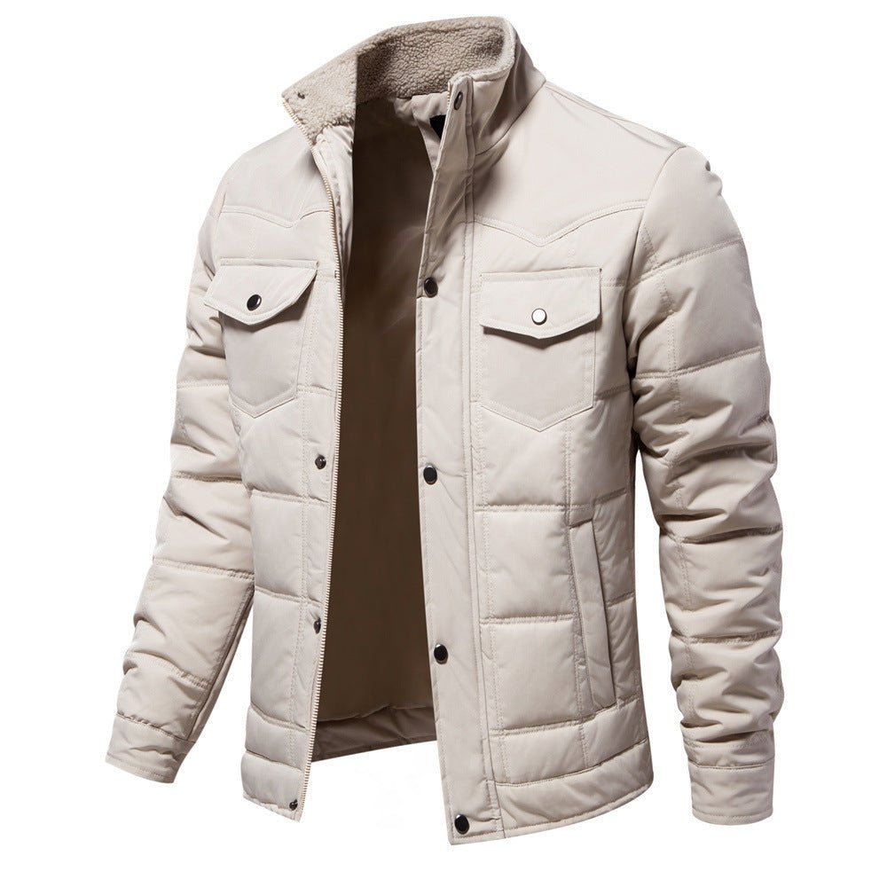 Casual Fashionable Stand Collar Coat Men's Jacket - Weriion