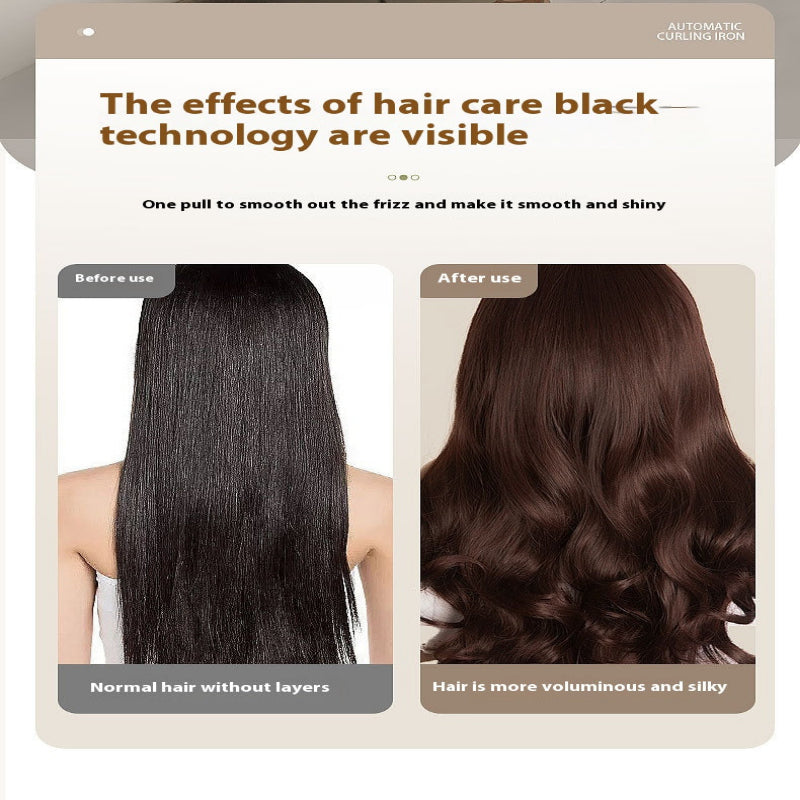 Big Wave Automatic Electric Rotating Hair Curler Curling Irons