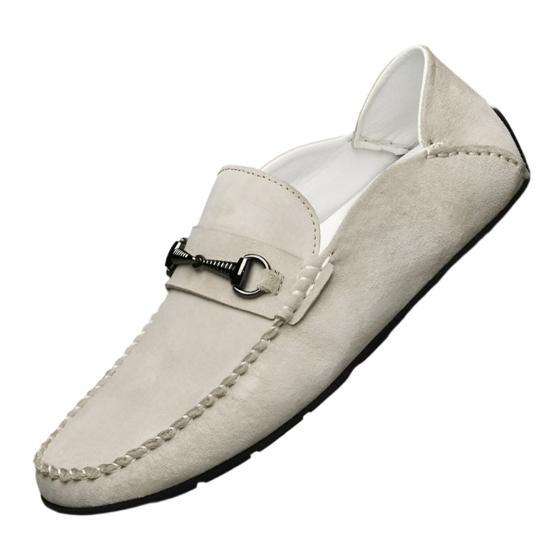 Men's Suede Leather Loafers Breathable Casual Shoes